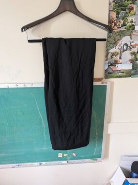 Everlane Black Wide-Leg Pants Draper Pants